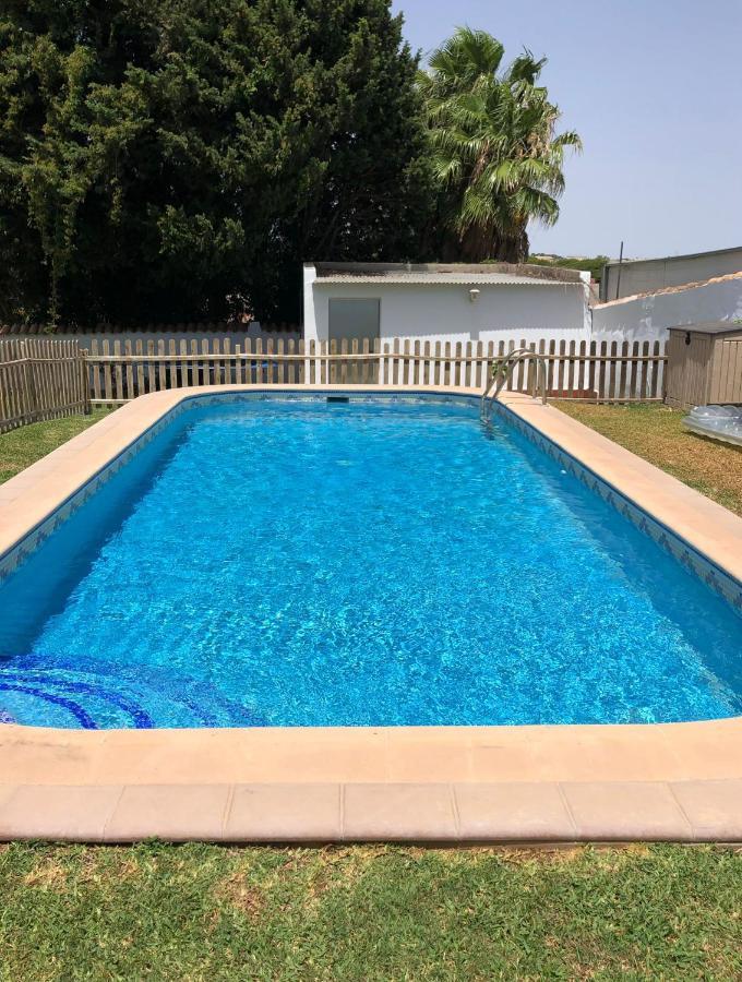 Chalet Con Piscina, Amplio Jardin Y Aire Acondicionado 奇克拉纳－德拉弗龙特拉 外观 照片